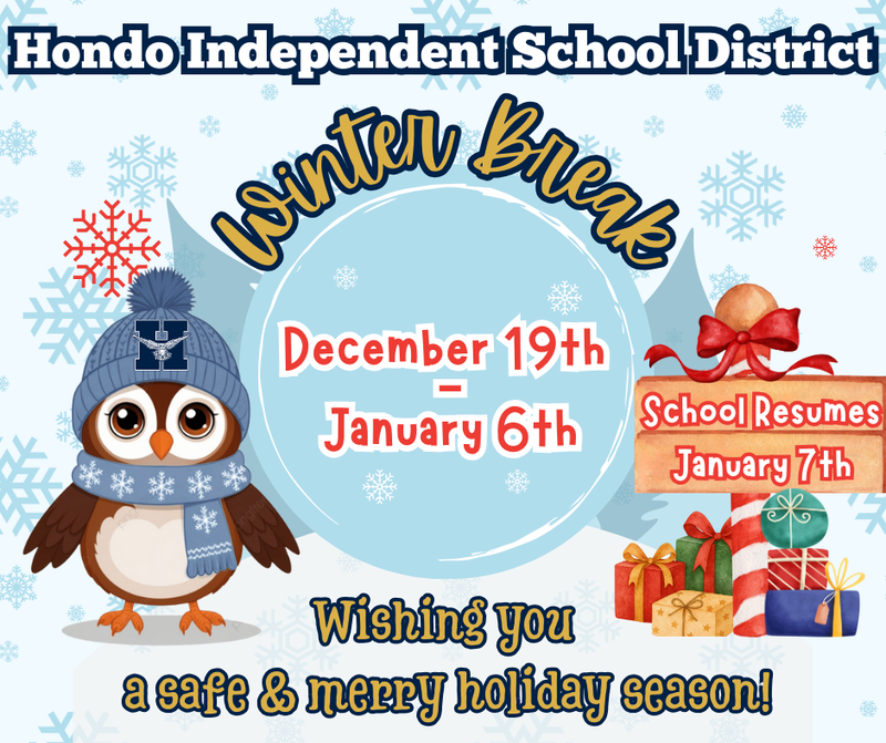 winter break Dec 19th - Jan 6th