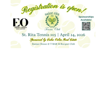 Registration is now open for the Tennis 105 sponsored by Erika Orbin Real Estate! Featured Photo