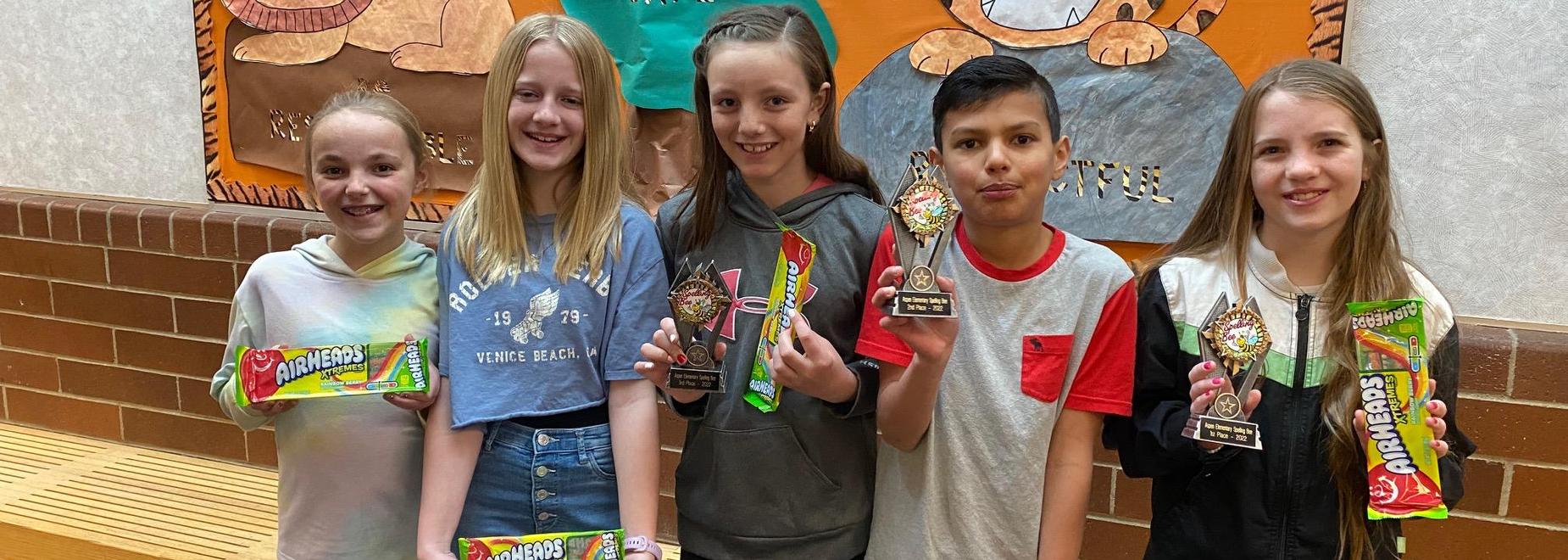 2021-2022 Aspen Spelling Bee Winners