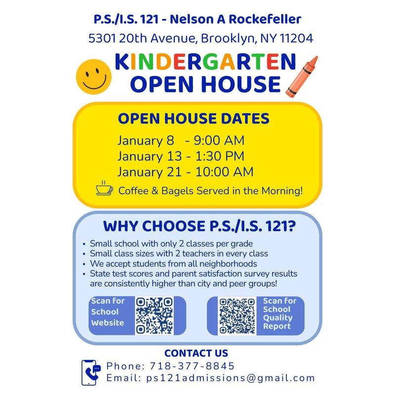 Open House Flyer with Dates