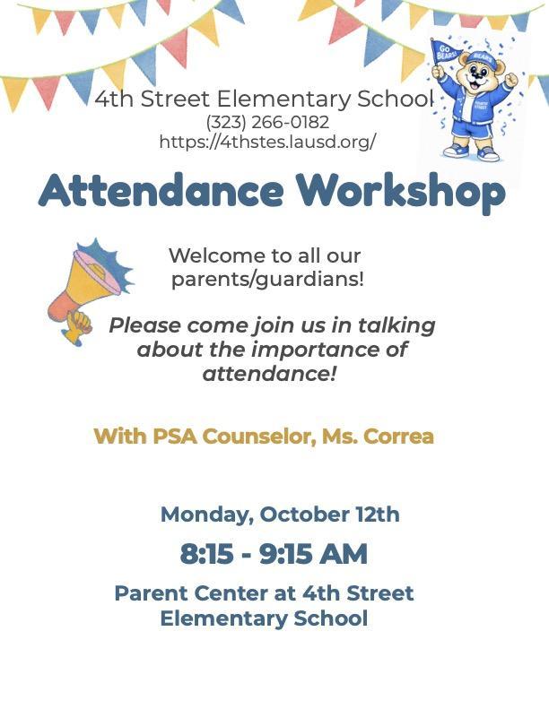 Attendance Workshop