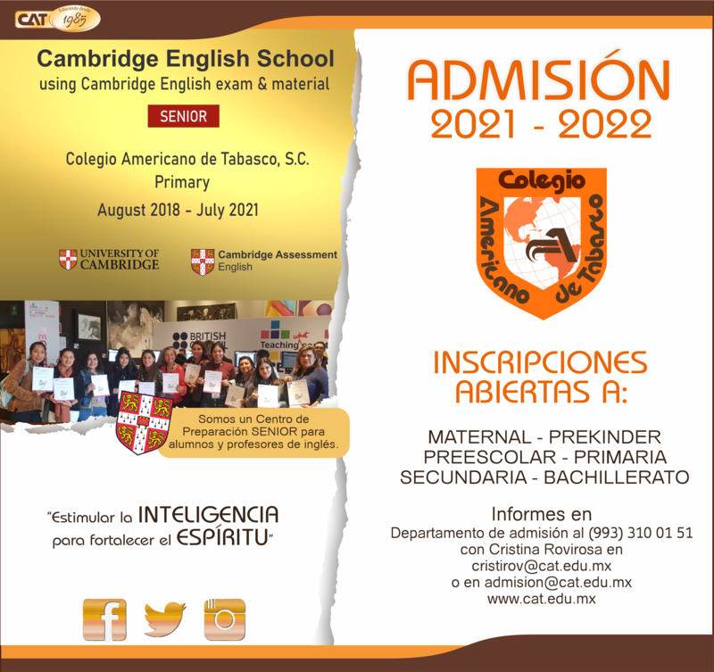 PRIMARIA: ADMISIÓN 2021 - 2022 Featured Photo