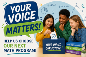 Your Voice Matters image with students voting