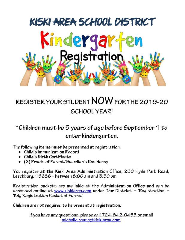 Kindergarten Registration Information Featured Photo