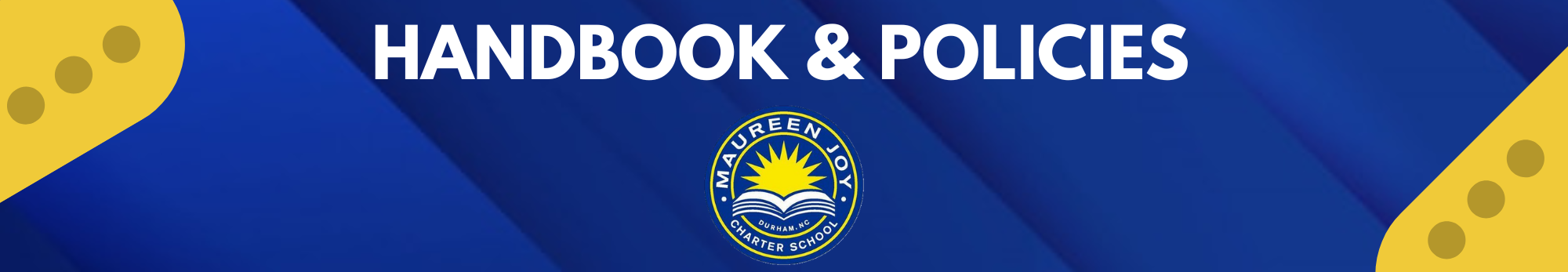 Handbook & Policies banner