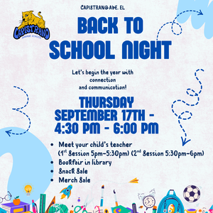 Back to School Night