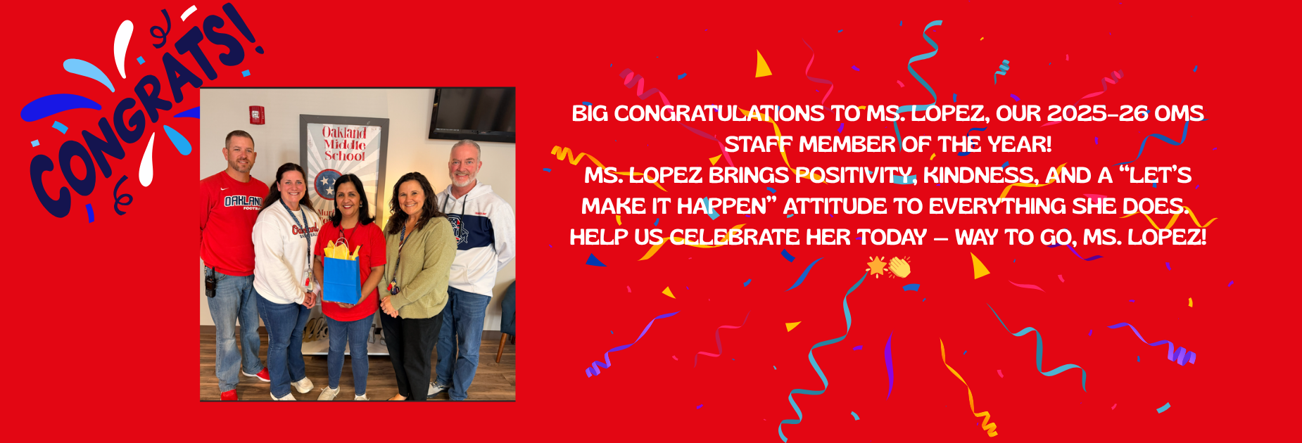 Staff Member of the year