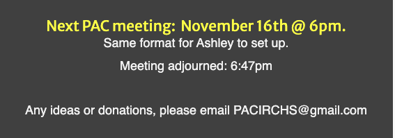 Pac Meeting Time