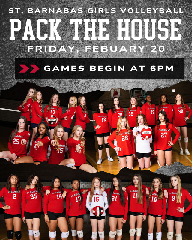 Volleyball Pack the House - Feb 20 Featured Photo