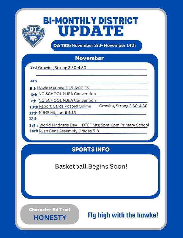 11/3 Bi-Monthly update