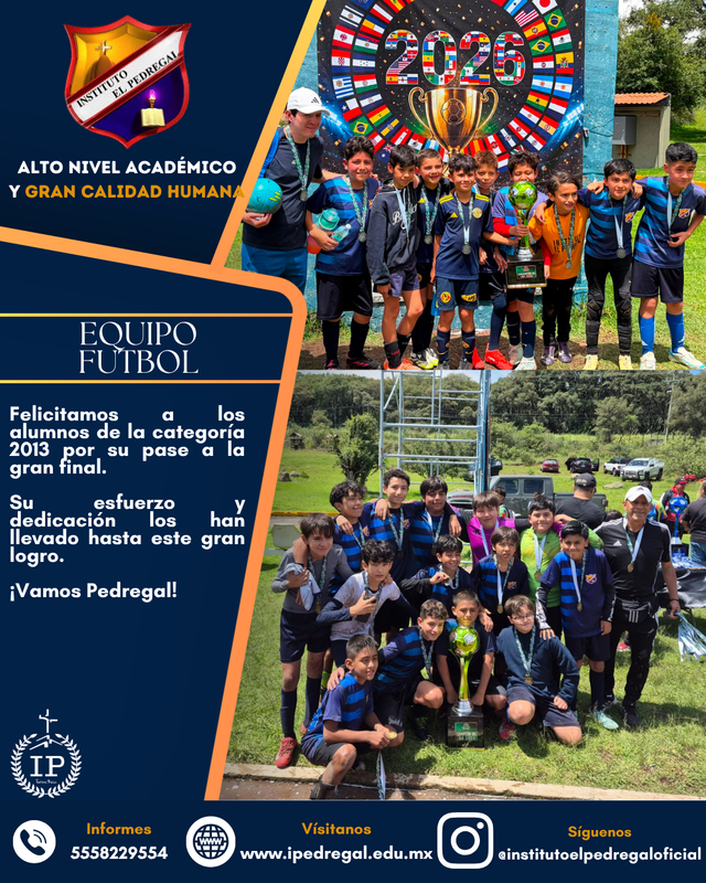 ¡Felicidades a nuestra categoría 2013, campeones de la Liga de Clubes Esmeralda!