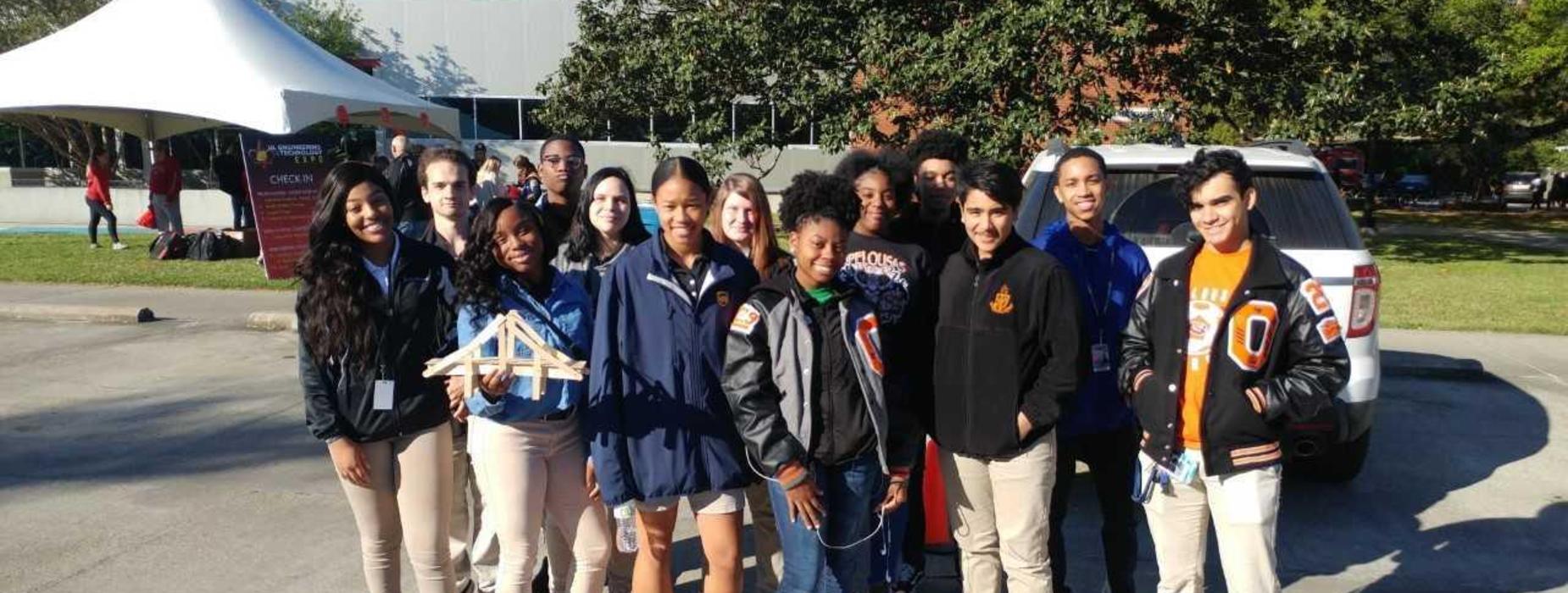 OHS Juniors and Seniors interested in engineering at Opelousas Senior High School attended the University of Louisiana-Lafayette's Engineering Expo on Wednesday, March 27