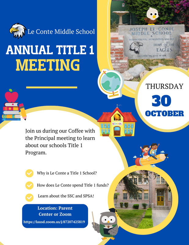 Annual Title 1 Meeting