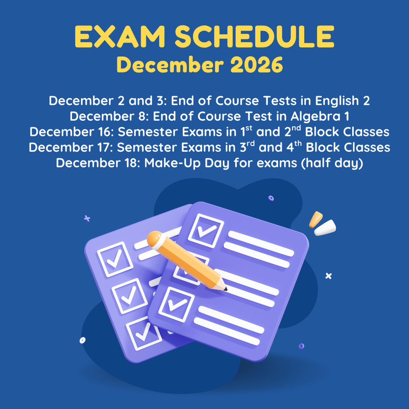 exam dates
