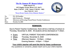 PTC Virtual Conferences Letter 11 06 2025