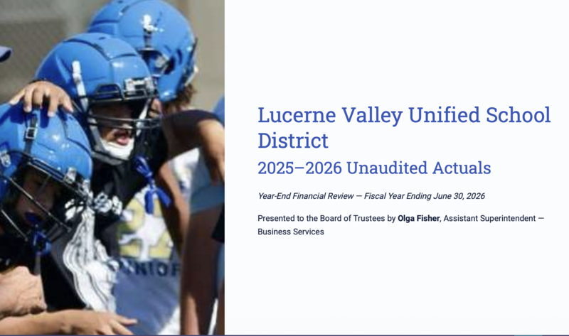 2025-26 Unaudited Actuals Presented Featured Photo