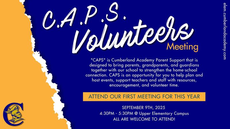 CAPS volunteer information