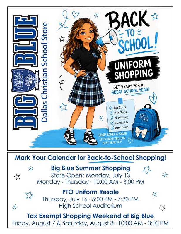Big Blue Summer Shopping Starts Soon - Monday, July 13 Featured Photo