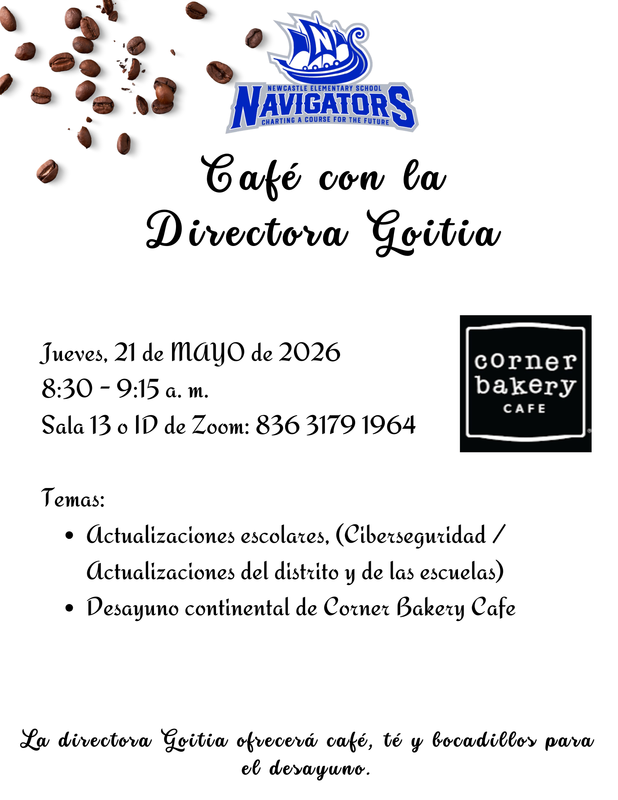 cafe con la directora