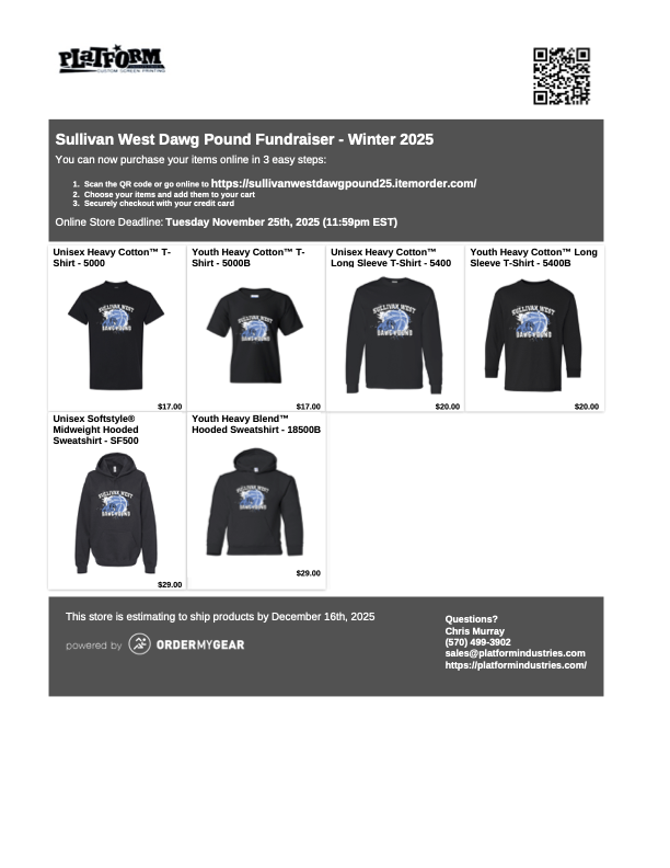 dawg pound fundraiser