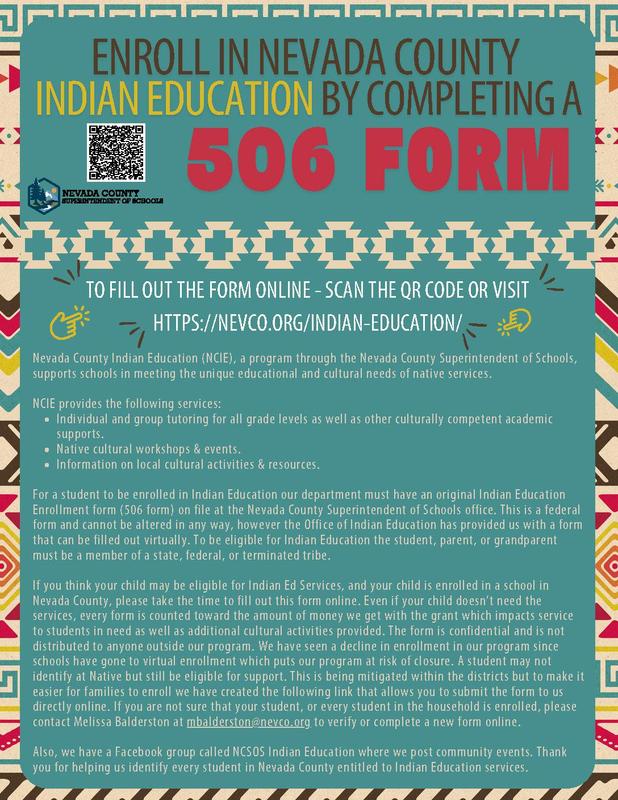 Indian Education Flyer