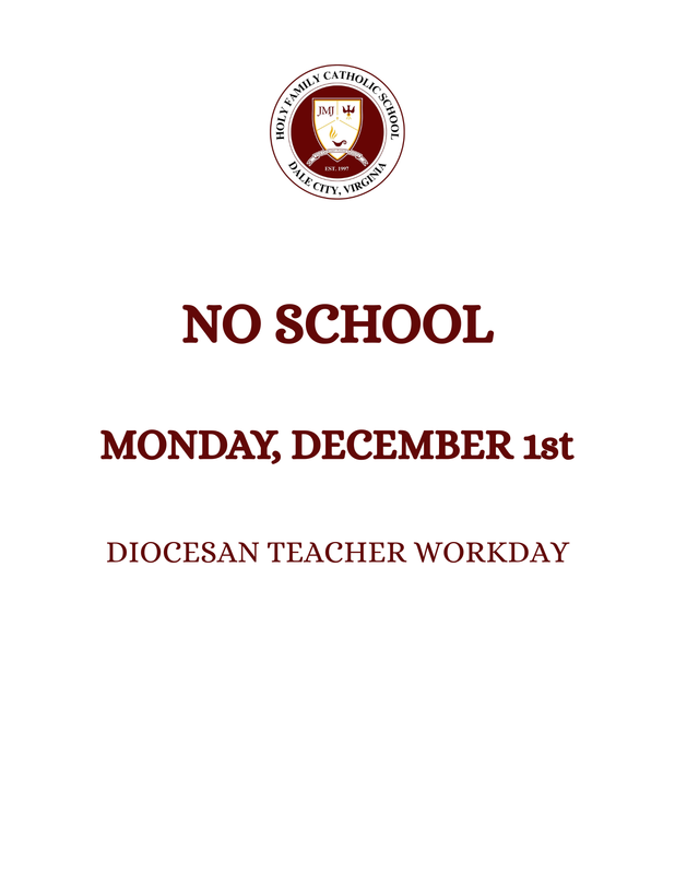 No School December 1st Featured Photo