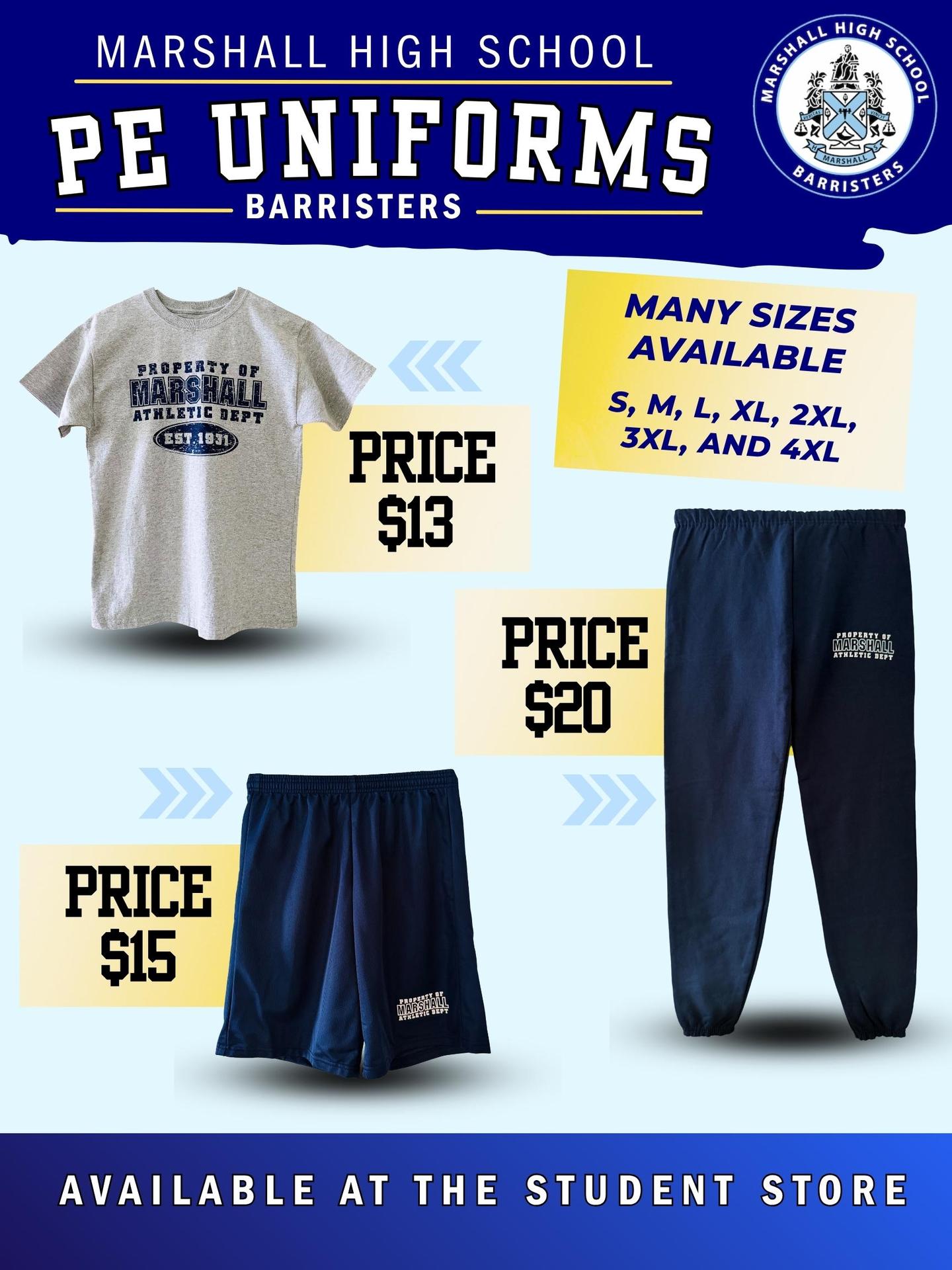PE UNIFORMS