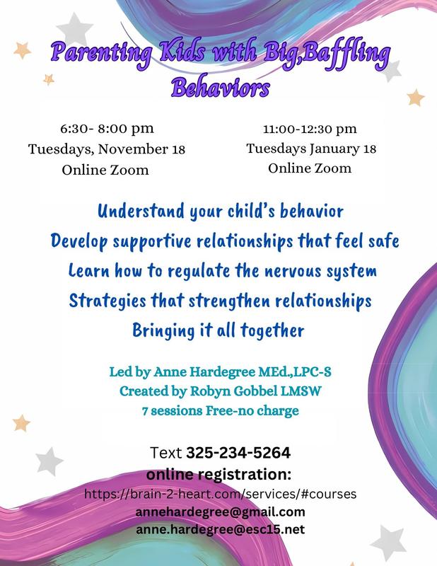 FREE Virtual Parenting Sessions