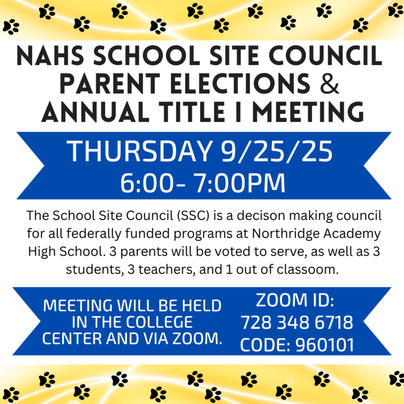 Parent Elections for SSC