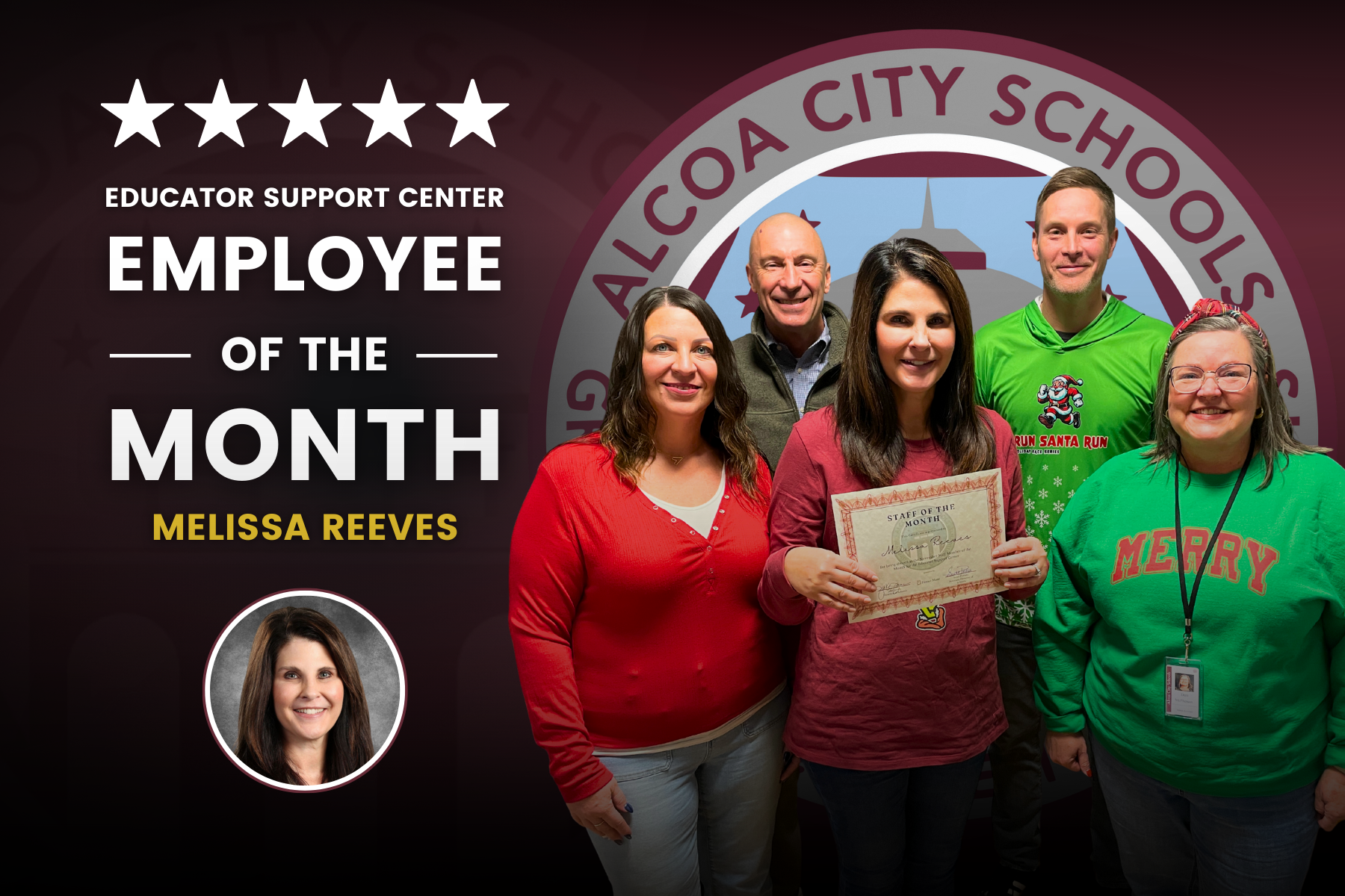 Employee of the Month - Melissa Reeves