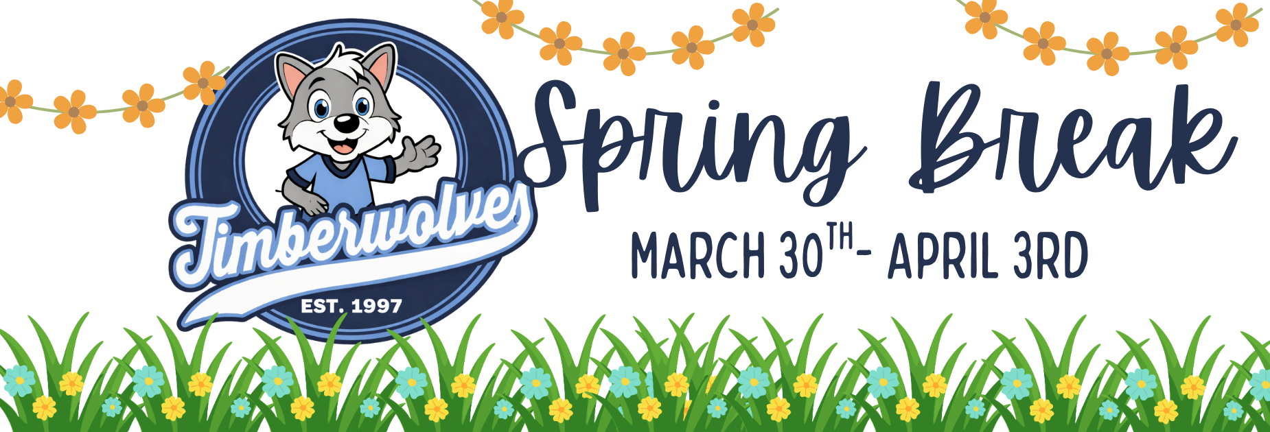 Spring Break March 30th- April 3rd