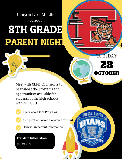 8th Grade Parent Night