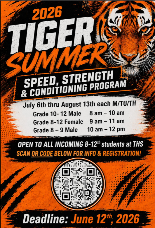 Strength and Conditioning Camp 2026 Flyer