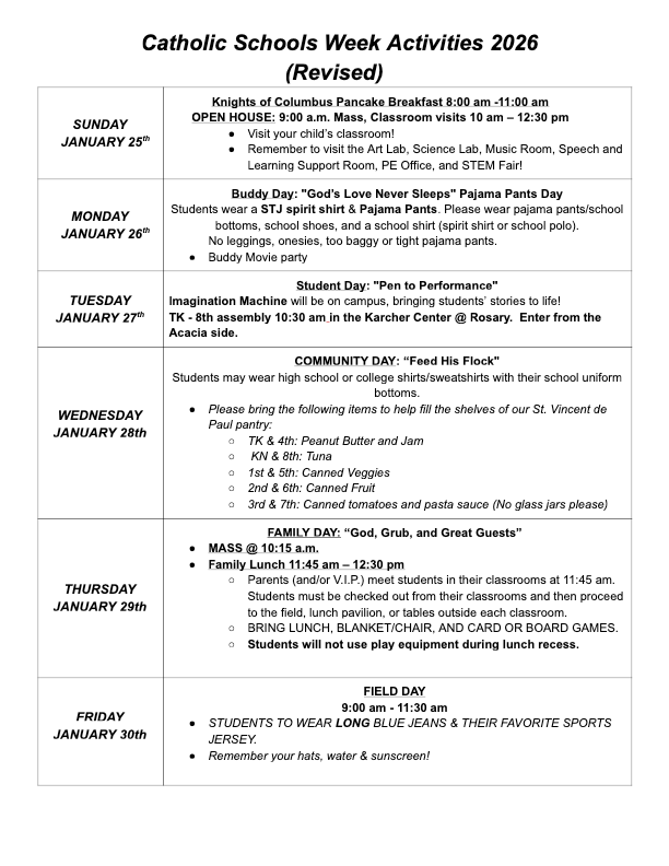 Catholic Schools Week Featured Photo