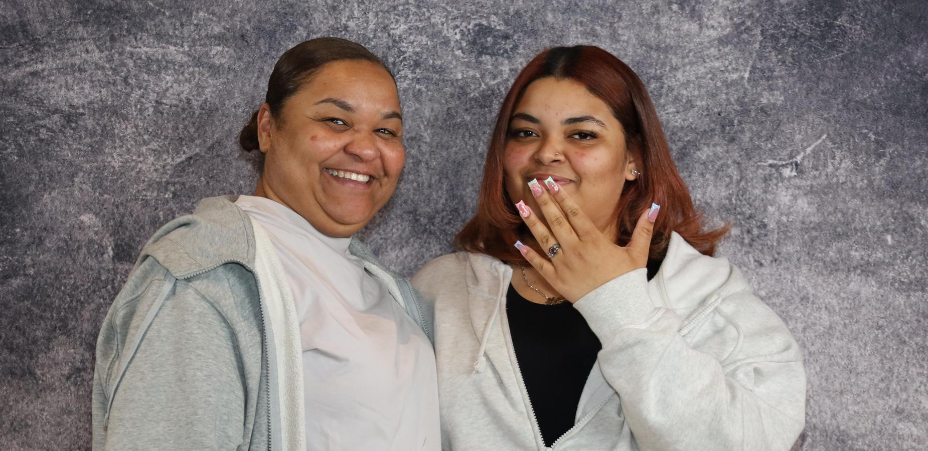 Senior Ring Ceremony Family Photo