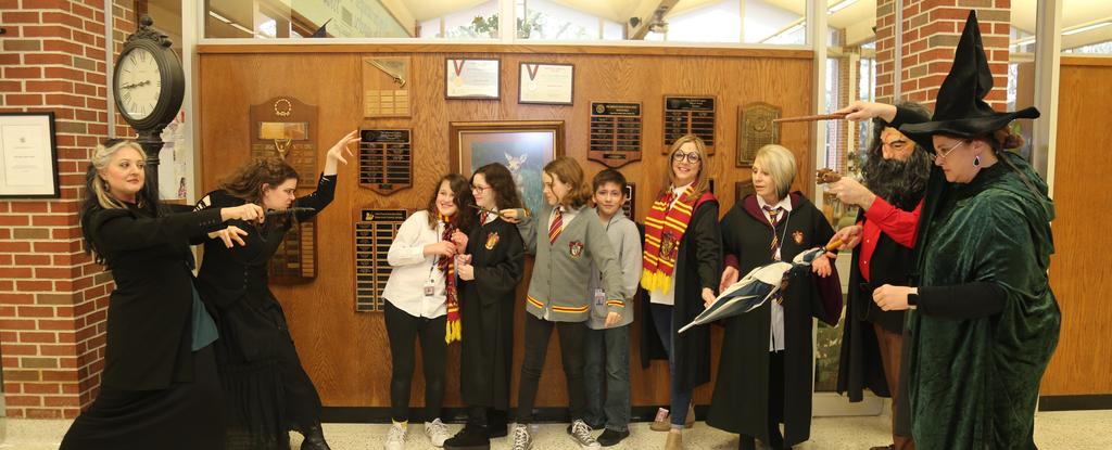 students dressed up as there favorite Harry Potter characters