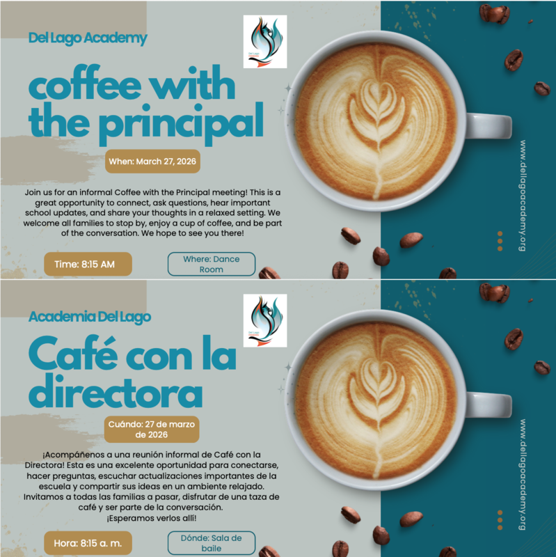 Coffee with the Principal/ Café con la directora