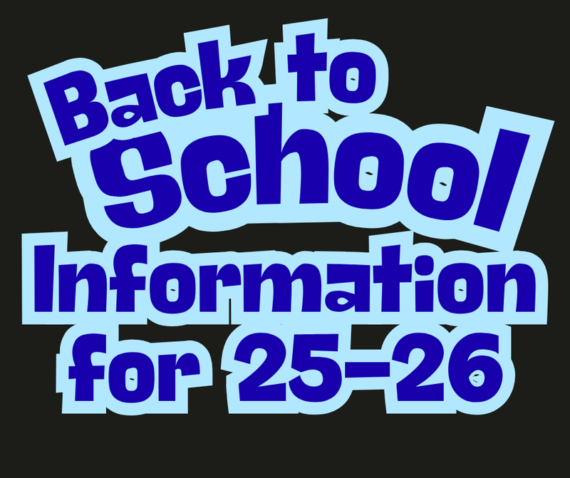 Back 2 School Info