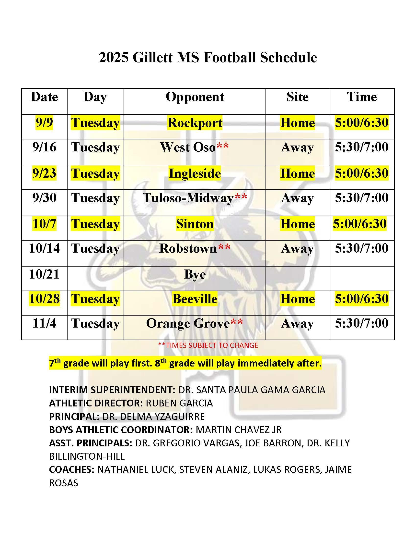 Athletic Schedules & UIL Eligibility Calendar KISD ATHLETICS