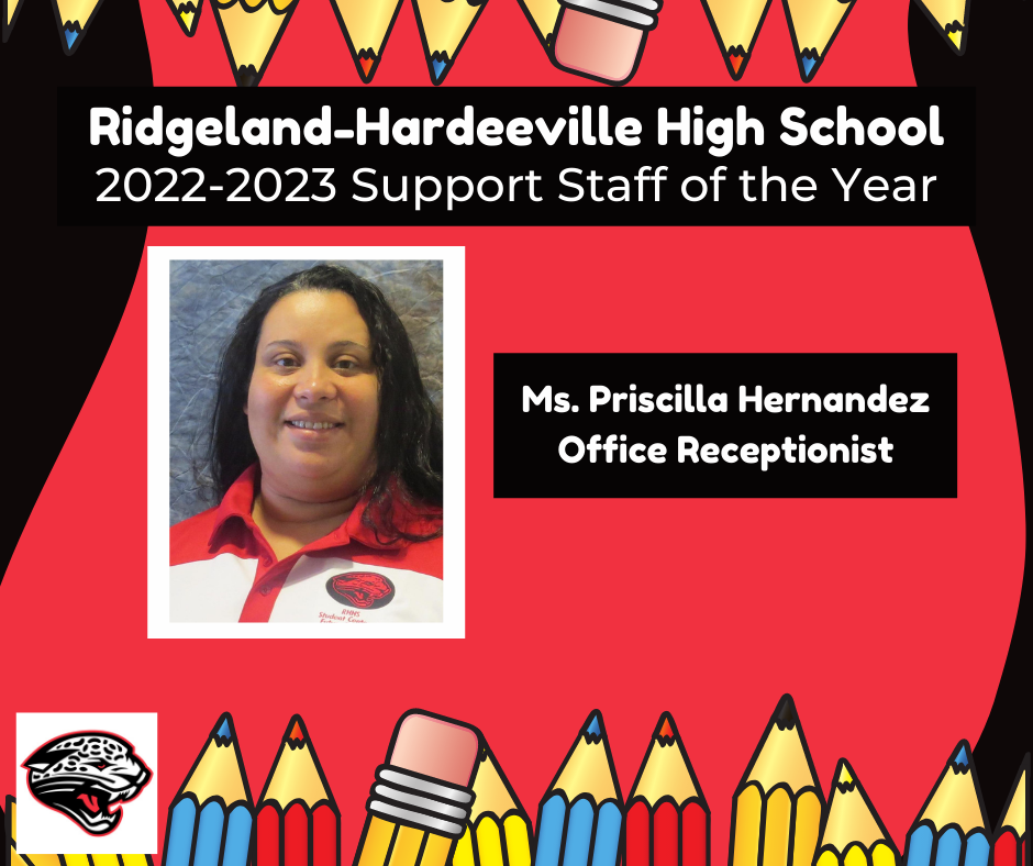 RHHS Support Staff of the Year