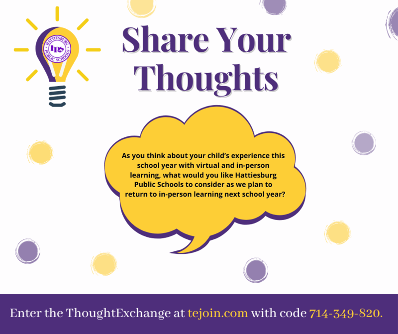 Thought Exchange HPSD Survey Questions on Safe Return to School Plan Featured Photo