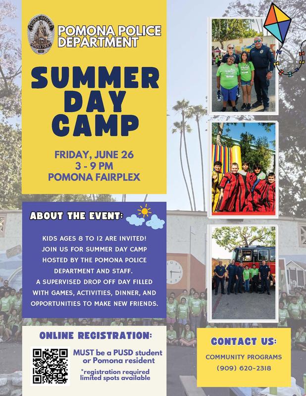 City of Pomona- Summer Day Camp - image for web