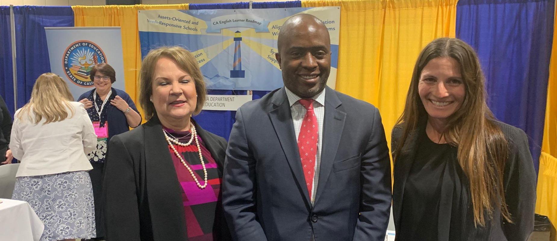 WSD Executive Director Olivia Yahya and Dr. Jacobson Meet State Superintendent Tony Thurmond