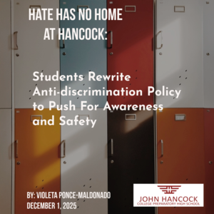 Hate has no home at Hancock