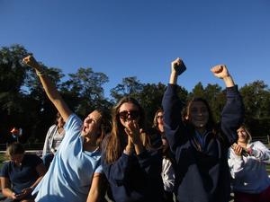 Trinity Hall Wins Soccer Game Against Rival Rumson-Fair Haven on Fan Day | Monarch Media