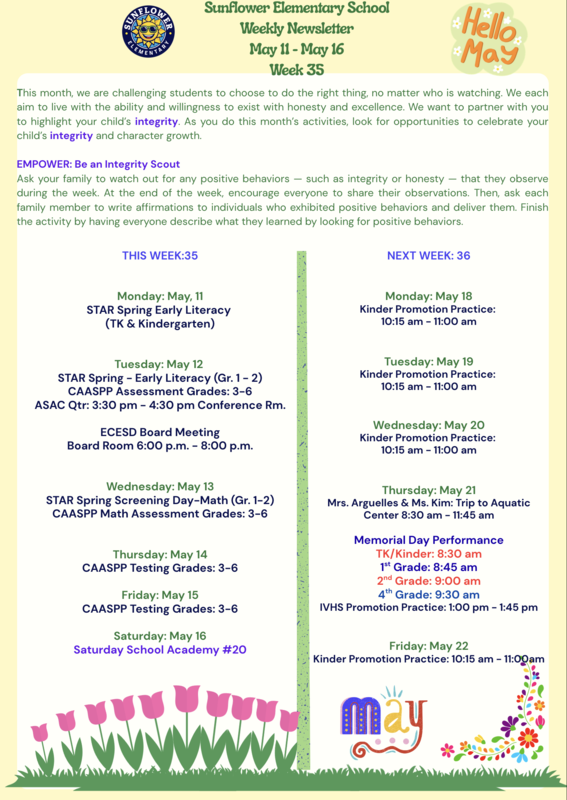 Sunflower Weekly Newsletter Week 35 Featured Photo