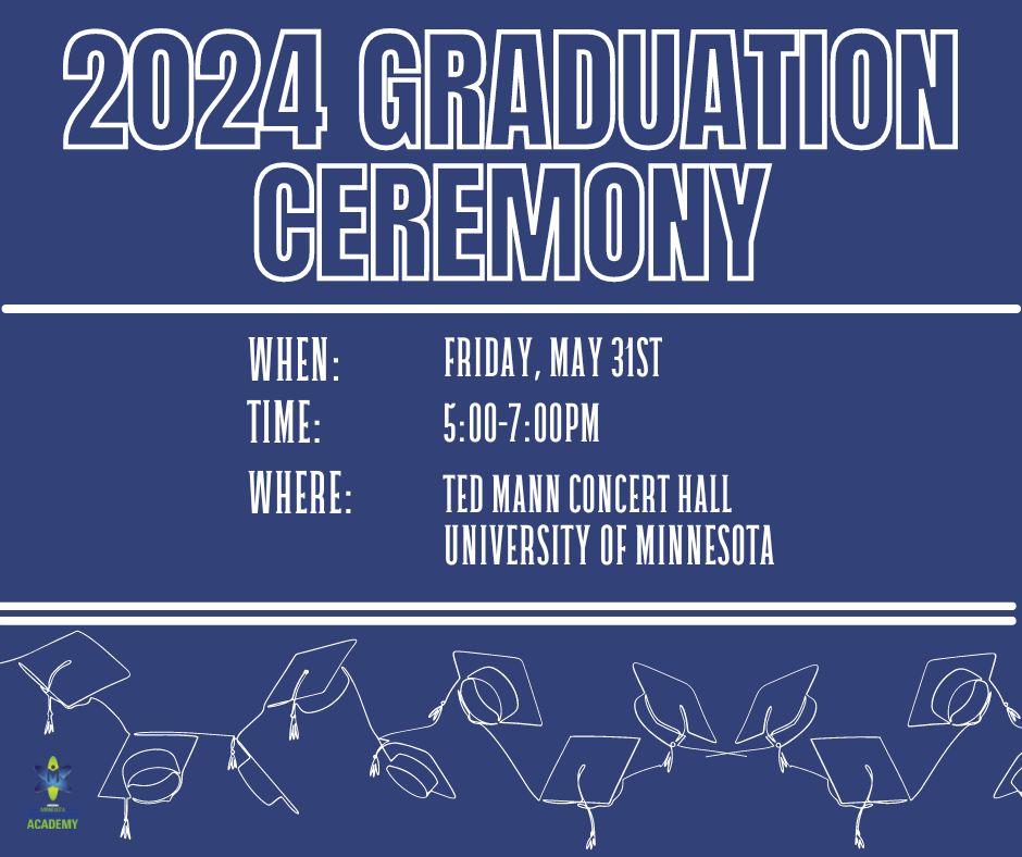 Mark Your Calendars: Graduation