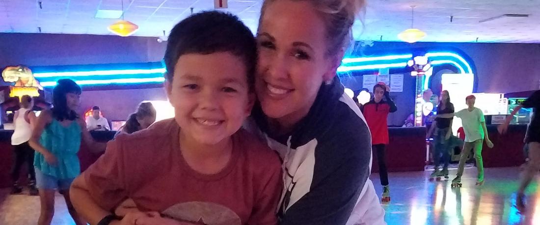 student and mom