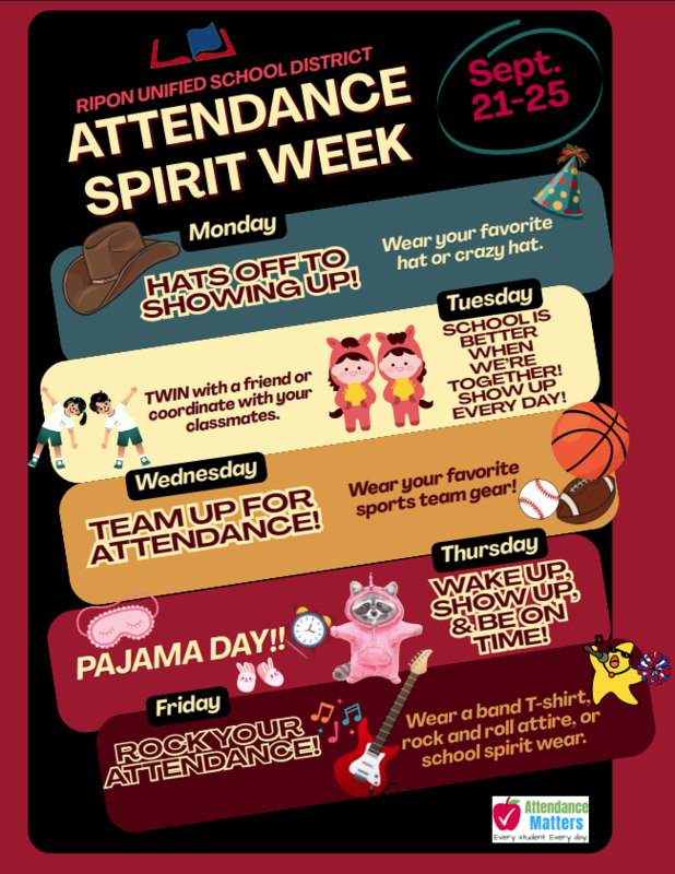 Attendance Spirit Week