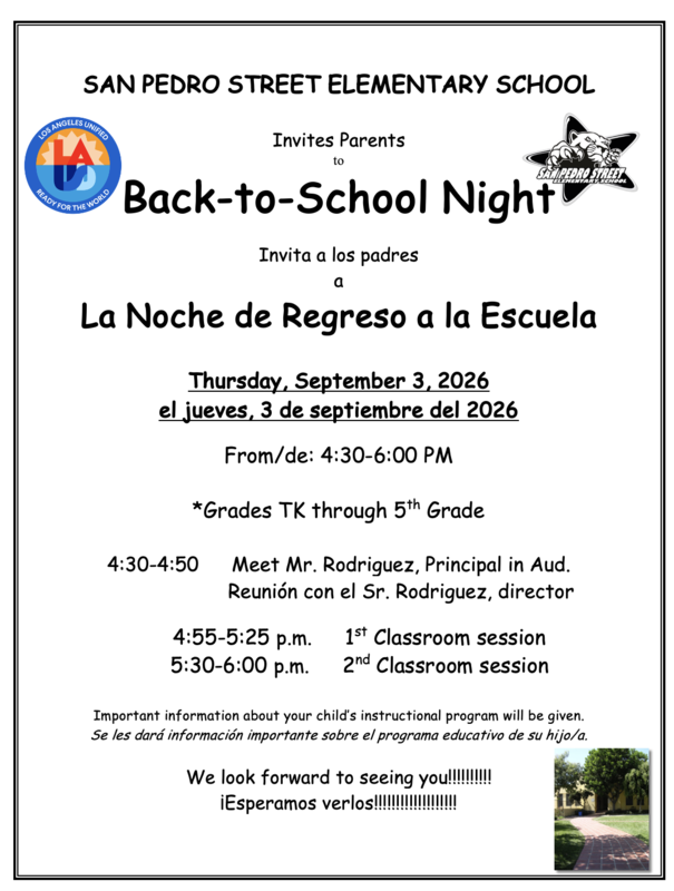 Back to School Flyer